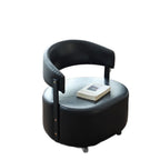 Rotatable Solid Wood Backrest Beanbag Chair