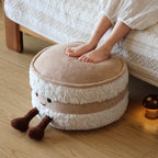 Cute Bread-Shaped Detachable And Washable Stool