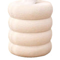 Cream-Colored Makeup Stool With Legs Gourd Stool