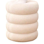 Cream-Colored Makeup Stool With Legs Gourd Stool
