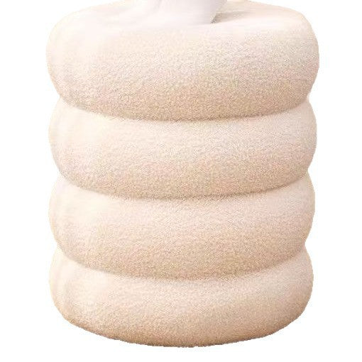 Cream-Colored Makeup Stool With Legs Gourd Stool