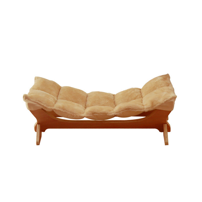 Cat And Dog Bed, All-Season Removable And Washable Wooden Cat Sofa
