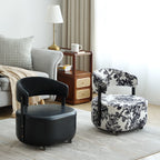 Rotatable Solid Wood Backrest Beanbag Chair