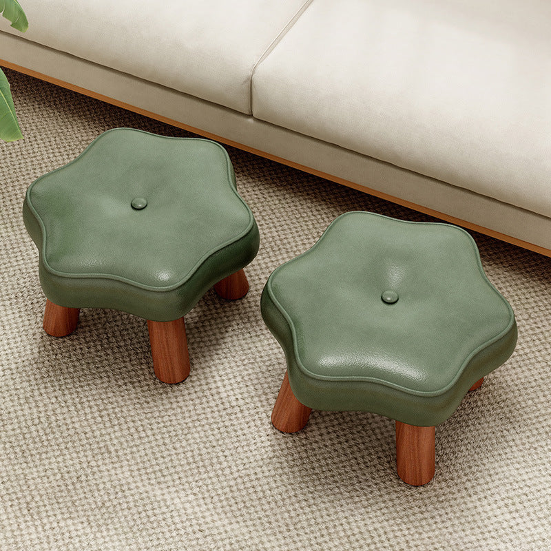 Luxury Upholstered Sofa Stool For Home Living Room