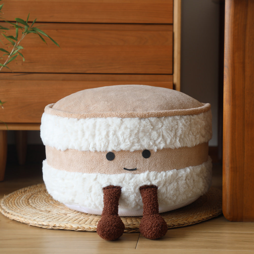 Cute Bread-Shaped Detachable And Washable Stool