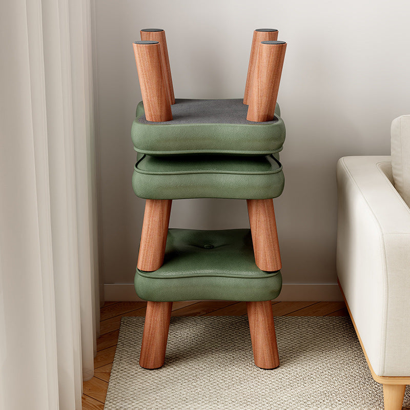 Luxury Upholstered Sofa Stool For Home Living Room