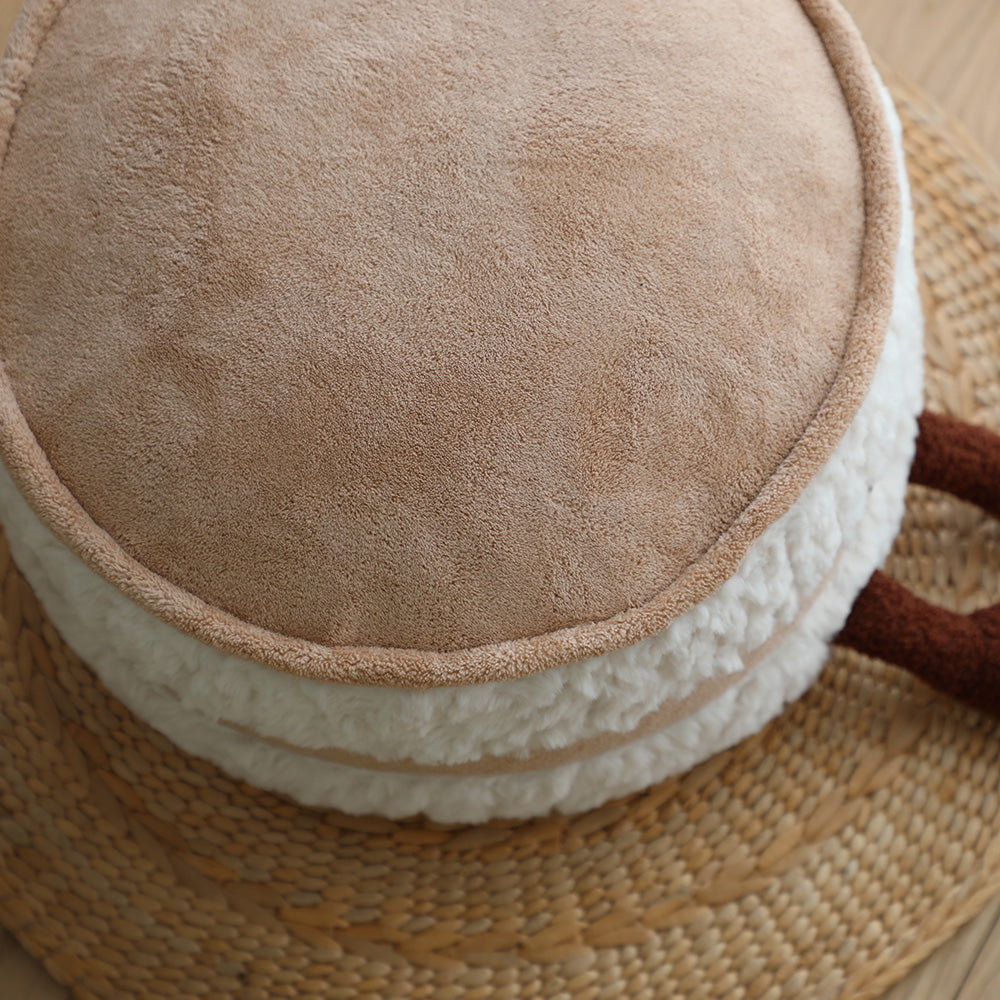 Cute Bread-Shaped Detachable And Washable Stool