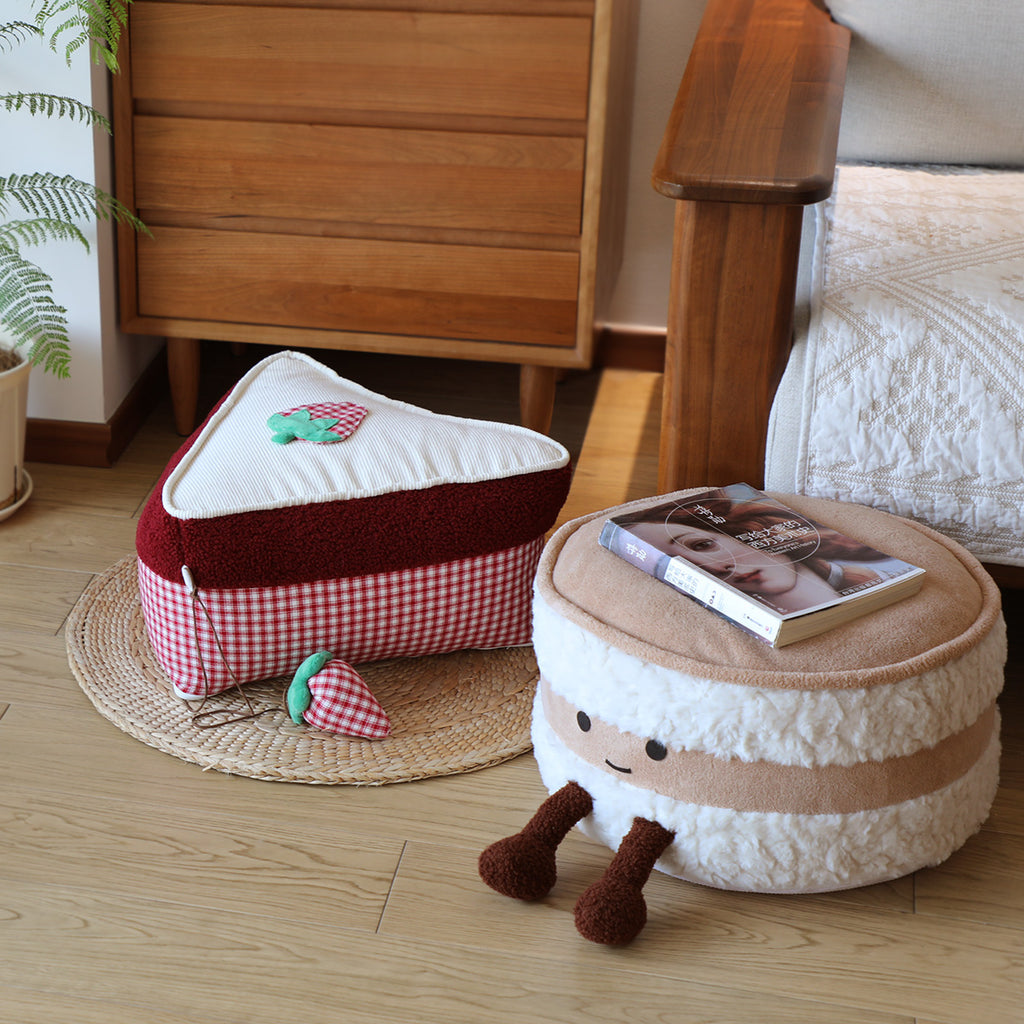 Cute Bread-Shaped Detachable And Washable Stool