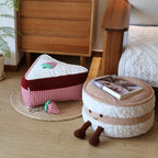 Cute Bread-Shaped Detachable And Washable Stool