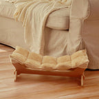 Cat And Dog Bed, All-Season Removable And Washable Wooden Cat Sofa