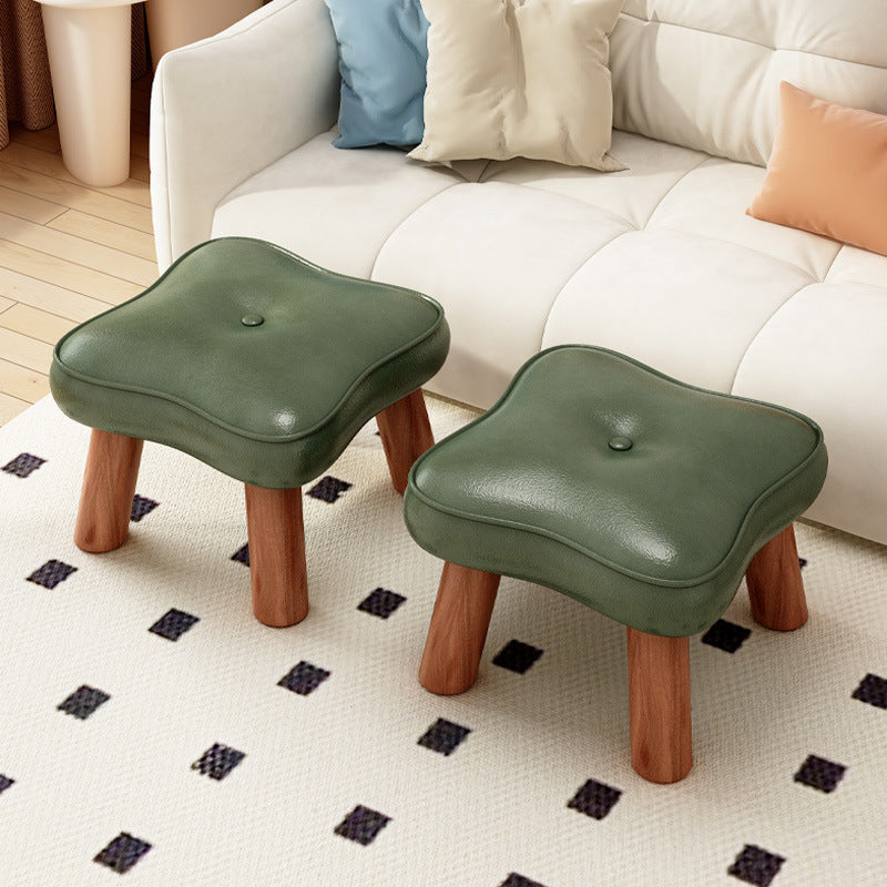 Luxury Upholstered Sofa Stool For Home Living Room